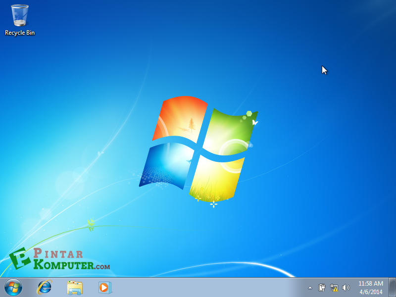 tampilan desktop windows 7