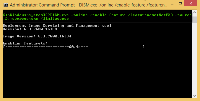 Cara Mengaktifkan Net Framework 3.5 di Windows 8/8.1 Secara Offline Menggunakan DVD Installer Cara Mengaktifkan Net Framework 3.5 di Windows 8/8.1 Secara Offline Menggunakan DVD Installer