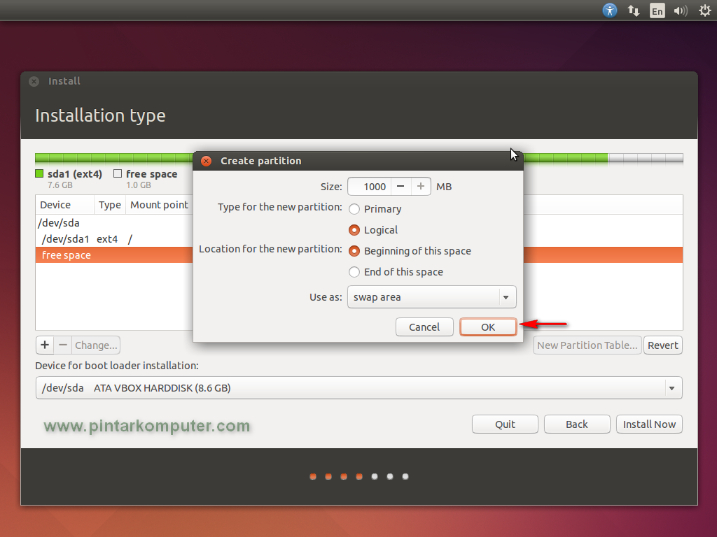 Langkah-langkah Cara Install Linux Ubuntu Desktop 14.04 LTS Trusty Tahr