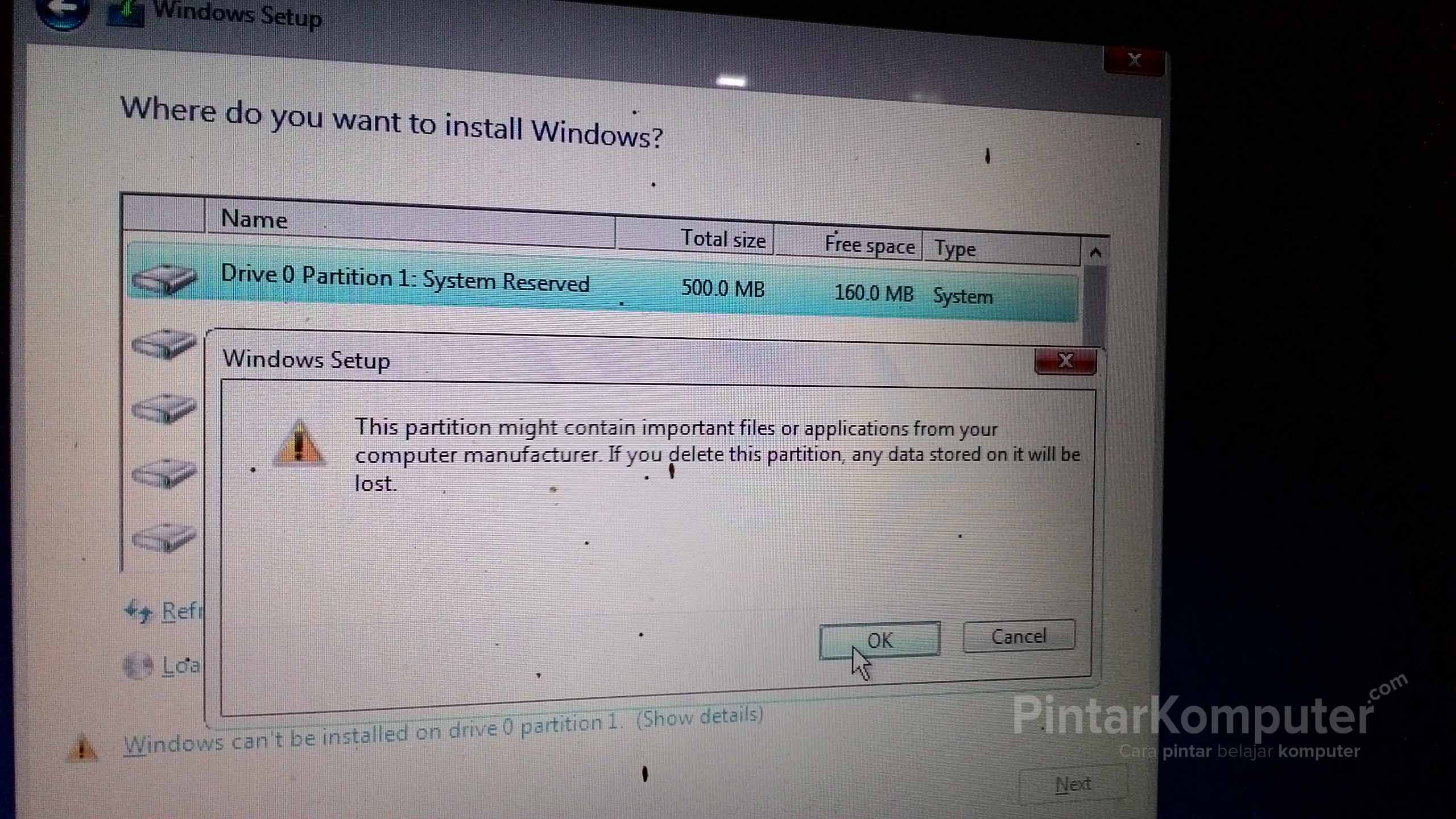 Cara instal windows 7 asus x200ma yang sudah terinstal window 7