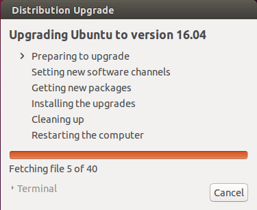 cara upgrde ubuntu 16.04 LTS finish upgrade