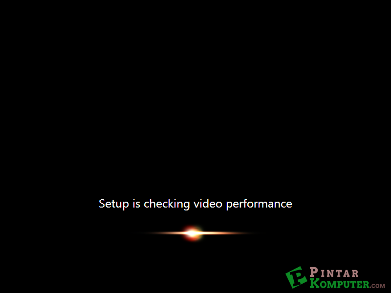 Setup is checking video perfomance Setup is checking video perfomance