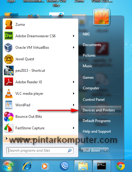 Cara Mudah Sharing Printer di Windows 7 Melalui Jaringan LAN / Wifi