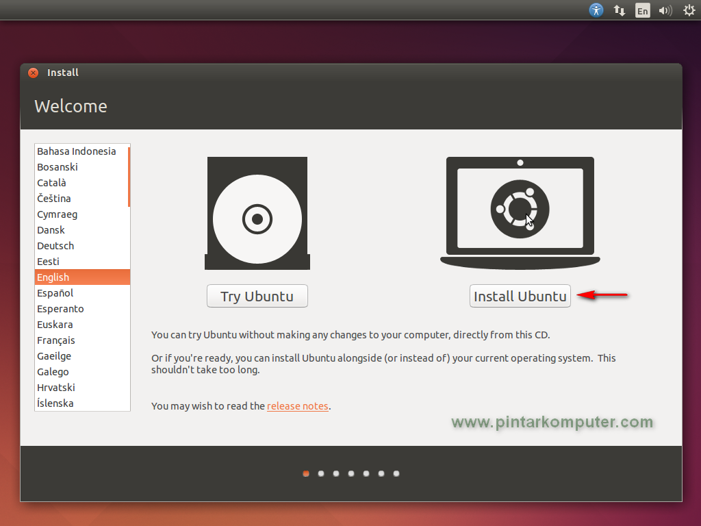 Langkah-langkah Cara Install Linux Ubuntu Desktop 14.04 LTS Trusty Tahr Langkah-langkah Cara Install Linux Ubuntu Desktop 14.04 LTS Trusty Tahr
