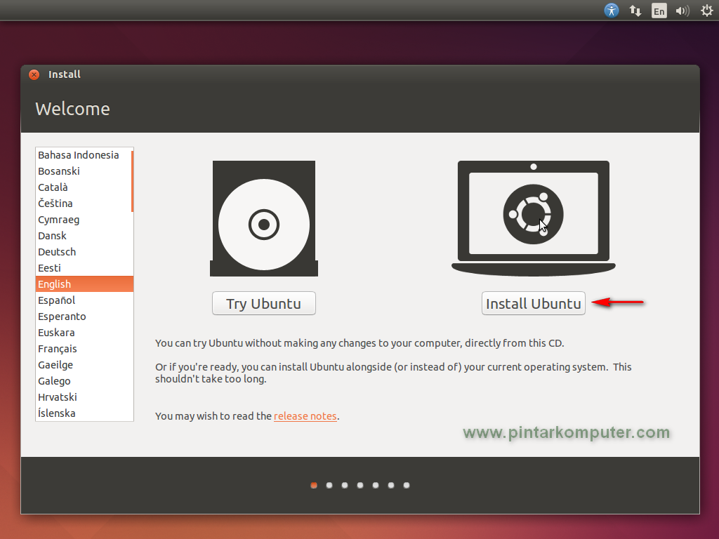 Langkah-langkah Cara Install Linux Ubuntu Desktop 14.04 LTS Trusty Tahr