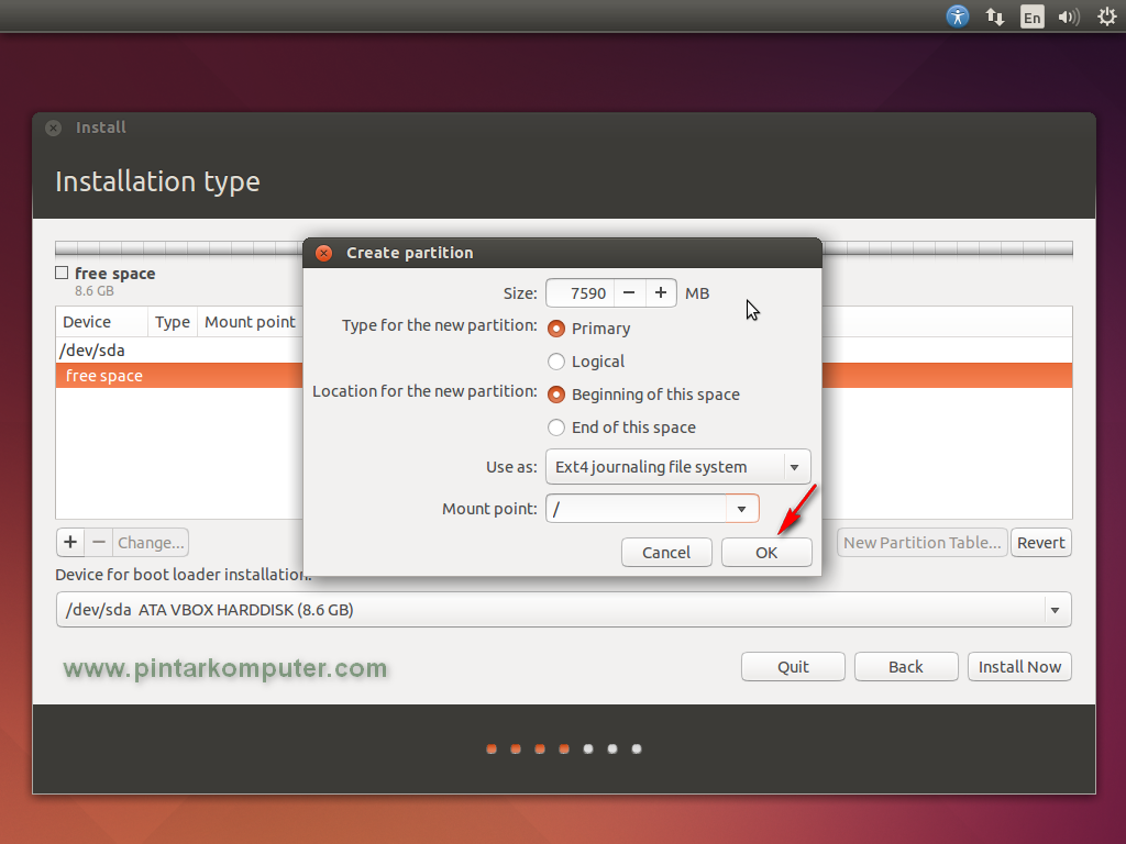 Langkah-langkah Cara Install Linux Ubuntu Desktop 14.04 LTS Trusty Tahr Langkah-langkah Cara Install Linux Ubuntu Desktop 14.04 LTS Trusty Tahr