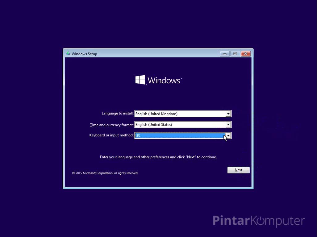 Tutorial Cara Install Windows 10